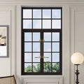 Modern Design Sliding Horizontal Windproof Aluminum Alloy Casement Windows with Stainless Steel Screen Netting