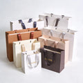 Custom logo Custom Size Printed Craft Packaging Bag for Clothing Shopping Flexo Printing Surface Handling