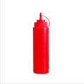 Low MOQ BPA Free Refillable LDPE BBQ Sauce Bottle Chill Ketchup Bottle Plastic Sauce Dispense Squeeze Bottle