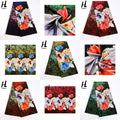 New Pattern Customized Fabric 100% Polyester Rose Floral Digital Printed Fabric for Fashion Lady Summer Dress