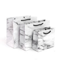 Ins Style Cool-Color White Cardboard Gift Bag Handbag Fashion Gift Packaging Art Paper Recyclable Simple Clothing Hand Length