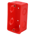 Surface Mount Pvc Junction Box Home Use Wall Socket Bottom Box One Gang Fireproof Electrical Switch Box