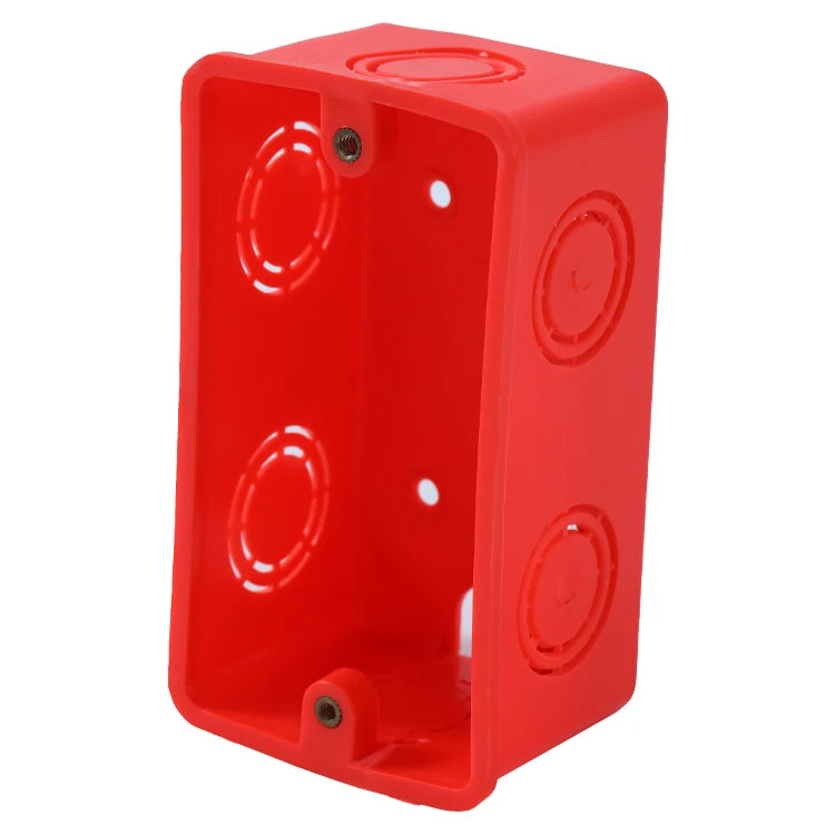 Surface Mount Pvc Junction Box Home Use Wall Socket Bottom Box One Gang Fireproof Electrical Switch Box