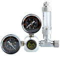 Aquarium CO2 Regulator Dual Gauge Display With Bubble Counter for Plant Grow