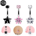 Gaby New Sale Exotic Belly Rings  F136 TITANIUM  Star Belly Piercing Belly Button Ring Wholesale Piercing Jewelry