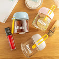 Solhui Mini 150ml Glass Water Bottle with Lid