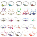 Go2boho Miyuki Bracelets for Women Jewelry Miyuki Evil Eye Pulsera Japanese Miyuki Bead Adjustable Tassel Hamsa Hand Bracelet