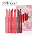 HANDAIYAN Lipstick Kit Boxes Private Label Custom Round Lipgloss Tubes Labiales Al Mayor Liquid Matte Lipstick Label Custom