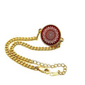 Heizun Factory Vintage 18K Gold Plated Jewelry for Women Sunflower Bracelet Sterling Silver