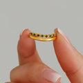MICCI Hot Selling Non Tarnish Jewelry Stainless Steel Crown 18k Gold Plated Rings