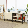 Modern Home Decor Wall-Mounted Bookcase TV Stand Multi-Tier Metal Shelf for Living Room Bathroom Storage Multi-Use Functionality