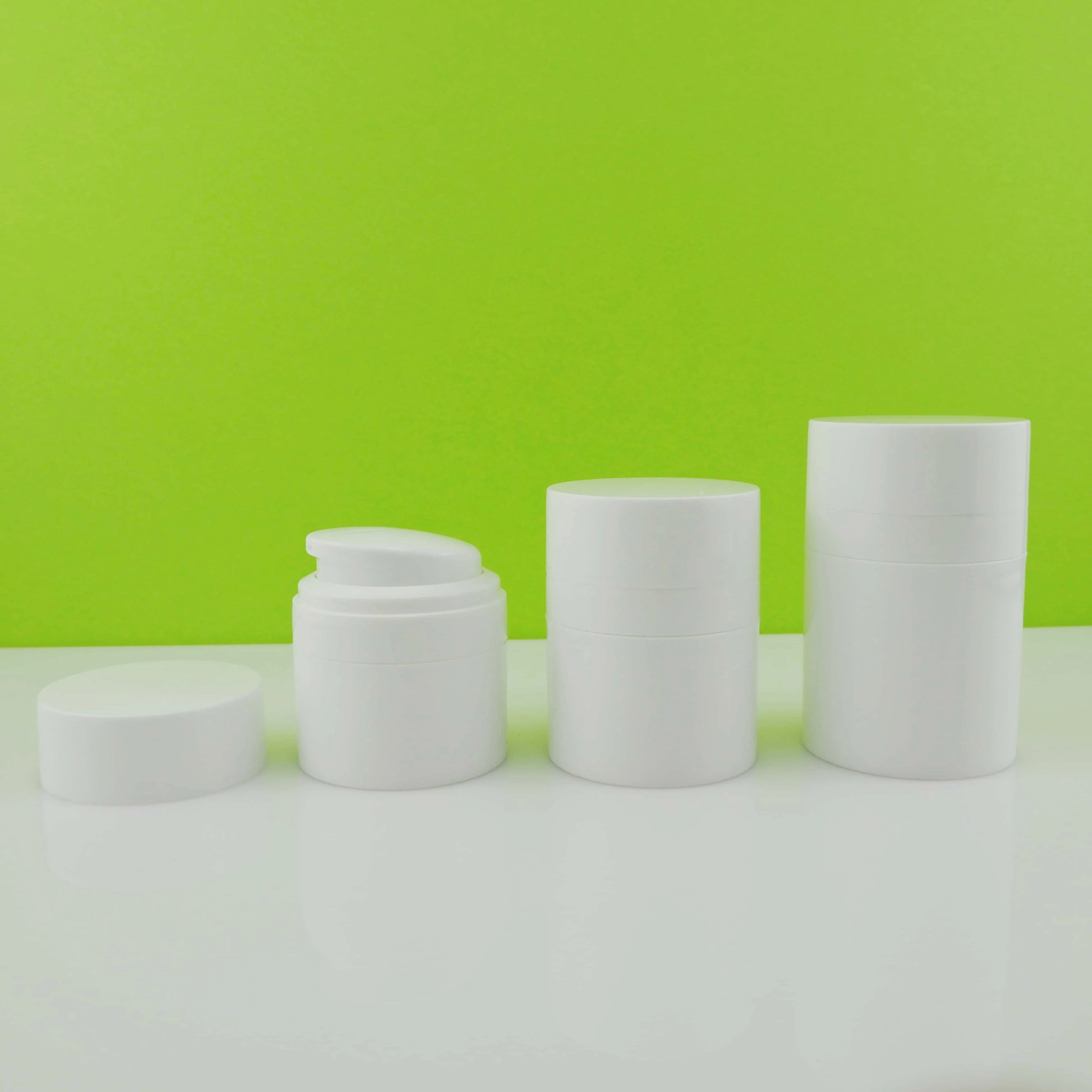 Luxury  PP Body Butter Airless Jar 1oz 1.6oz 2.5oz  30 50 75ml  Skincare Cream Plastic  Airless Body Scrub Airless Jar