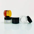 In Stock Empty 5g 10g 15g 30g 50g 60g Packaging Cosmetic Cream Jar Gold Silver Plastic Lid clear Body Scrub Glass Ja