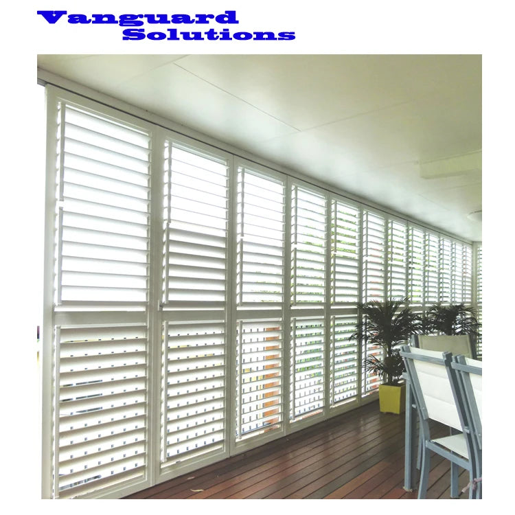 AS2047 Australia Elegant Pvc Fixed Louver windows for Factory Price and Design