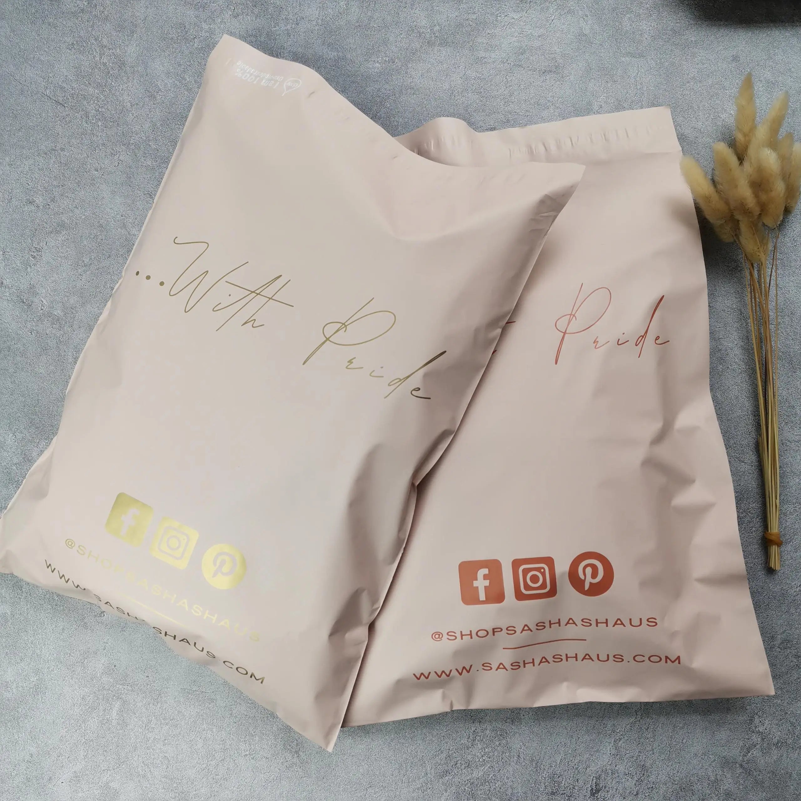 Personalized Brand logo Customized Packaging Bag Strong Adhesive Mailing Bags Shipping Poly Mailer for Shoe Box