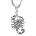 Hot Style 18k Gold Silver Scorpion Pendant Punk Stainless Steel Insect Scorpion Jewelry for Men