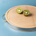 Round Shape Bamboo Kitchen Chopping Board Heavy Duty Kitchen Cutting Board
