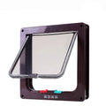 Dog Cat Flap Door Security Lock Flap Door for Dog Cats Kitten ABS Plastic Small Pet Gate Door Cat Products