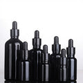 5ml 10ml 15ml Glossy Black Glass Dropper Bottles 20ml 30ml Essential Oil Bottle 50ml 100ml Beard Oil Dropper Bottle