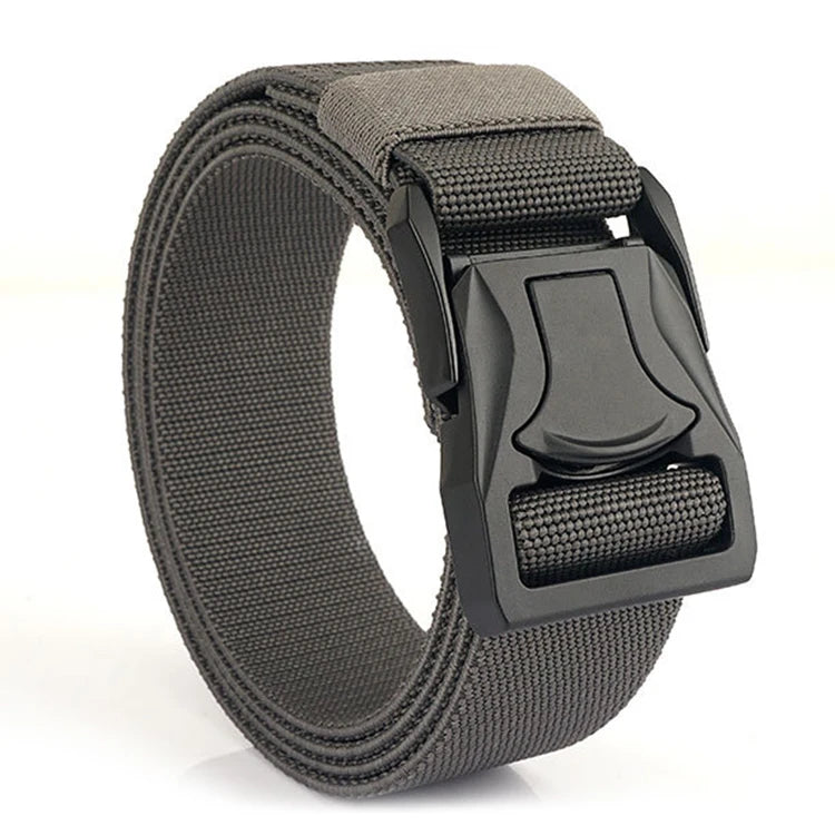 Factory Wholesale  New Arrival Outdoor Men BeltTactical Belt1.5 Inch Stretch Nylon Work Belt for Hunting Camping
