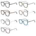 New Arrival Handmade Acetate Eyeglasses Metal Blue Light Blocking for Men Women square Optical Glasses 2024