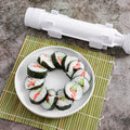 Sushi Maker Model Eco-Friendly Plastic Household Cylindrical Barrel Rice Ball Maker DIY Seaweed Rice Tool Sushi Bazooka Machine