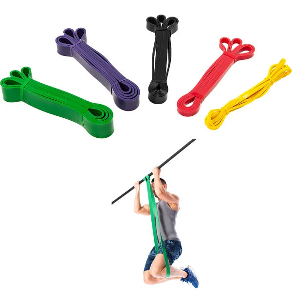 Haiyang Libenli 2080 mm Long Elastic Fitness Rubber Loop Band Yoga Gym Popular 8 Resistance Levels Dumbbell Barbell Features
