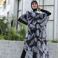 MOTIVE FORCE 4 Piece Long Burkini Muslim Swimwear Full Coverage Islam Burkini Beachwear Rash Guards Borkini
