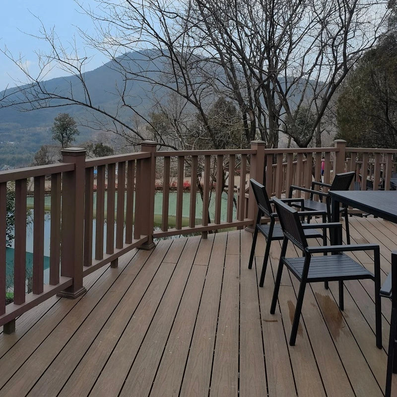 WPC Smooth Modern Waterproof Decking with DUAL LOCK for Outdoor Swimming Pool Floor
