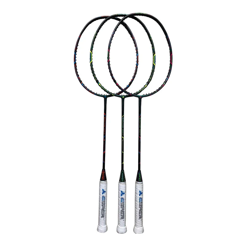 Factory's Lightest II Generation Badminton Rackets 9u 58g 30 LBS Japan Graphite-fiber Carbon Material PU Grip Badminton Racket