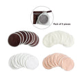 4pcs/bag Reusable Bamboo Nursing Breast Pads Absorbent 3-Layer Non-Slip Waterproof Washable with Carry Bag