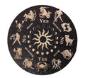 Zodiac Black Pendulum Board for Answers - Divination Tools for Spirit and Occult Practices Altar Decoration for Witch and Wiccan