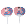 Factory Price Cheap Custom Hand Fan Round Plastic Hand Held Fan for Advertising Gift