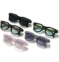 Wholesale Trendy Ladies Low Moq Custom Sunglasses Green Customise logo for Round Sunglasses