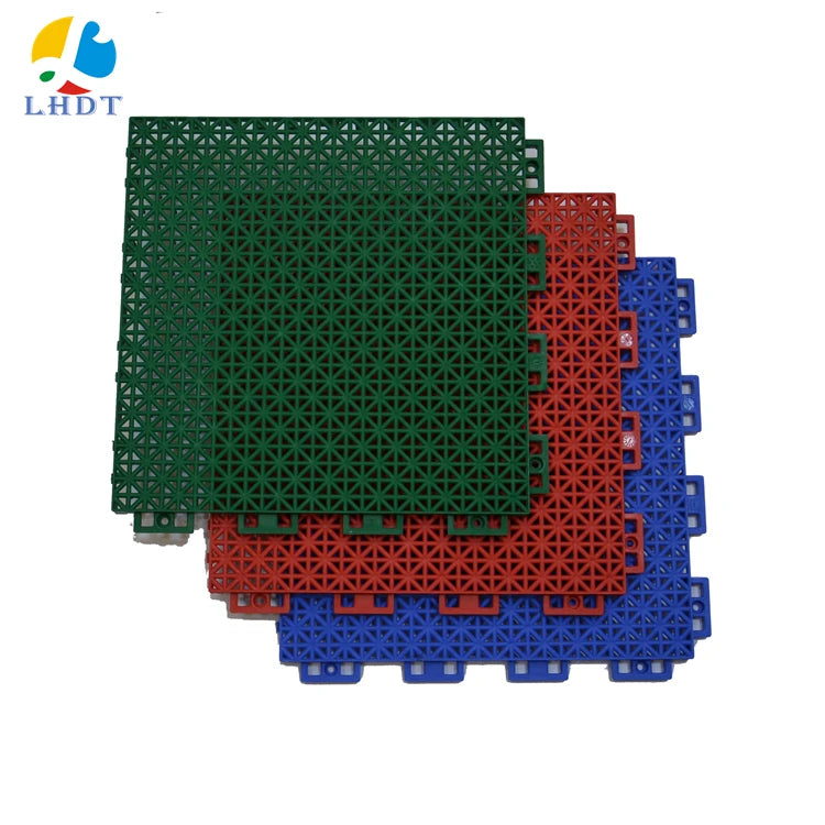 Portable pp Interlocking Modular Plastic Dance Event Flooring R Basketball Tennis Badminton