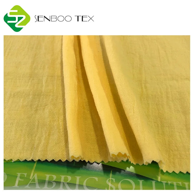 Wholesale Light Weight Crepe Cotton Gauze Voile Fabric for Scarves in Stock