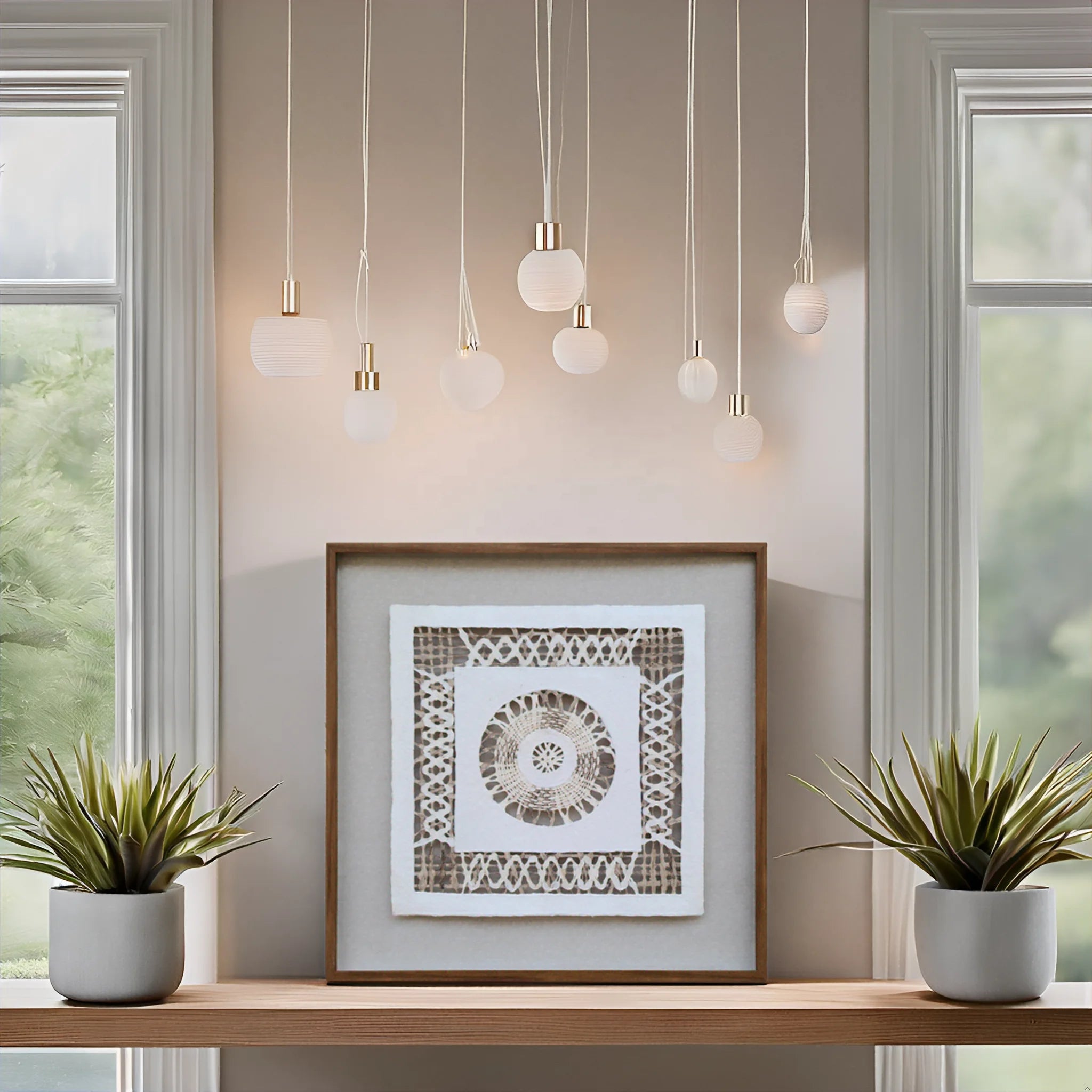 Direct Wholesale From Manufacturer Environmentally Friendly Square DIY Wall Art Box Frames for Home Decor with Paper Artworks