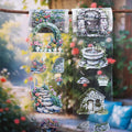1Roll Garden Landscaping PET Tape Stone Landscape Series 6 Handbook Matching Backing Stickers