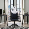 Ergonomic PU Leather Gaming Chair RGB Lighting Swivel Style for Office or Gaming Use
