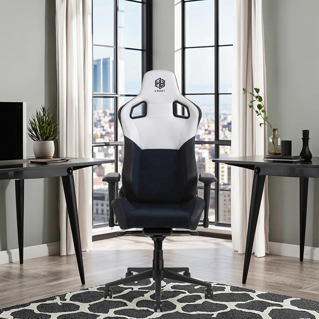 Ergonomic PU Leather Gaming Chair RGB Lighting Swivel Style for Office or Gaming Use