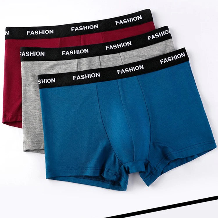 Wholesale Stock Underwear for Man Classical Cotton Boxer Shorts Male Basics Boxer Briefs