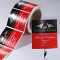 Custom Printed Logo Roll Plastic Vinyl PVC Waterproof Adhesive Packaging Label Printing Stickers Roll for Skincare Products