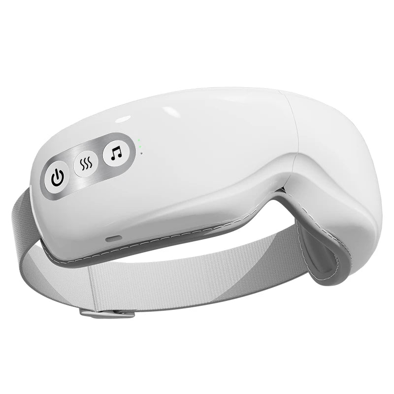 Hot Compress Vibration air Gas Pressure Massaging Aid BT Music Eye Massager Instrument