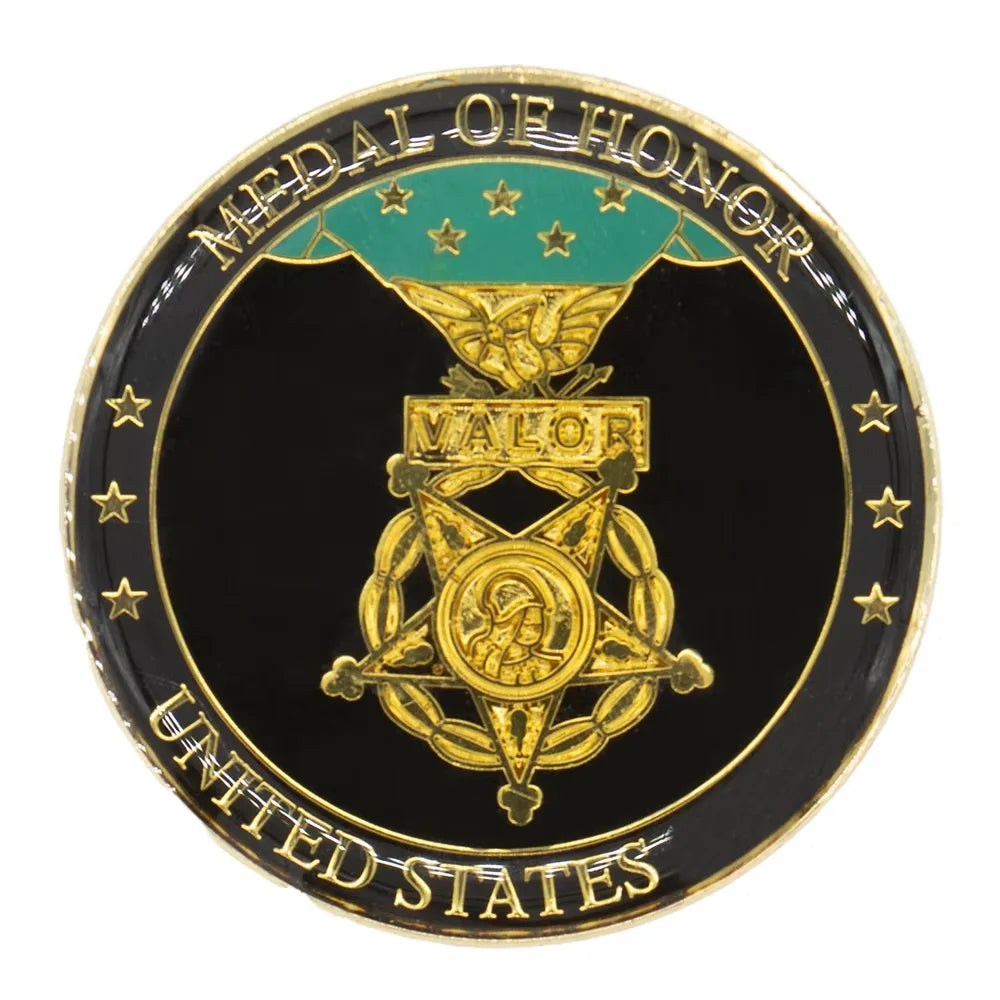 Manufacturer Custom Metal Coin Die Casting 3D Blank Soft Hard Enamel Coins Brass Silver Firefighter Souvenir Challenge Coin