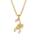 Milskye Fine Fashion Jewelry for Women 925 Sterling Silver 18k Gold Plated Scorpion Necklaces