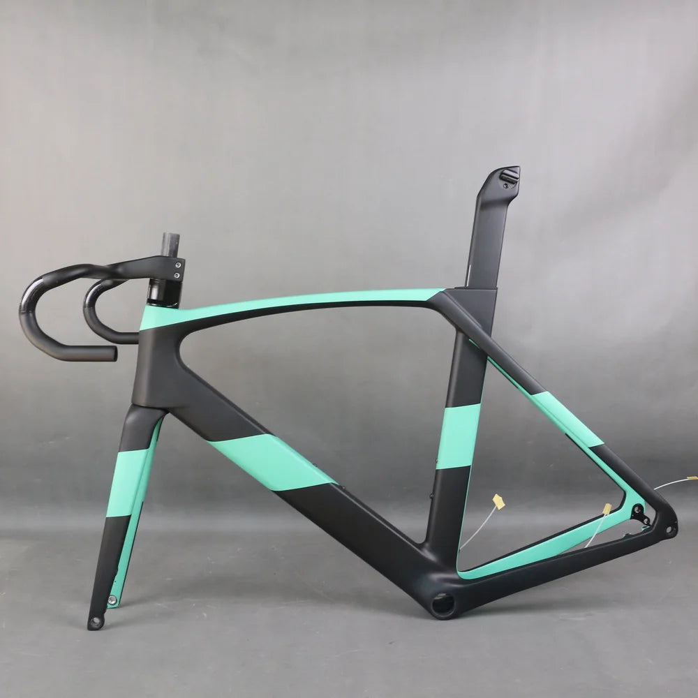 SERAPH Carbon Frame Cycling Bicycle Disc Brake Bike Bicycle T1000 Frameset Road Bicycle Parts 700*30C YS7349+YS728 TT-X34