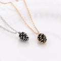 New Simple Pine Nut Plant Specimen Pendant NecklaceFashion Jewelry Wholesale