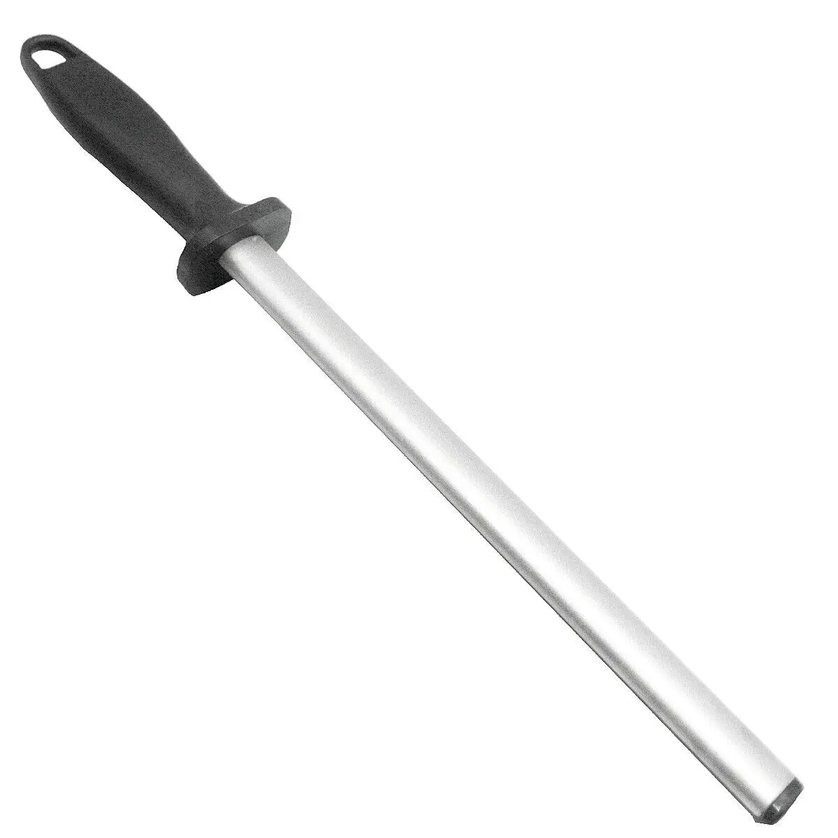 Essential 10-Inch Diamond Steel Honing Rod 50pcs-ctn Kitchen Knife Sharpener Abrasive Tool for Knife Maintenance