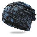 HZM-22397 Tie Dye Hat Slouchy Baggy Caps Women Men Ear Protection Pullover Cap Beanie Turban