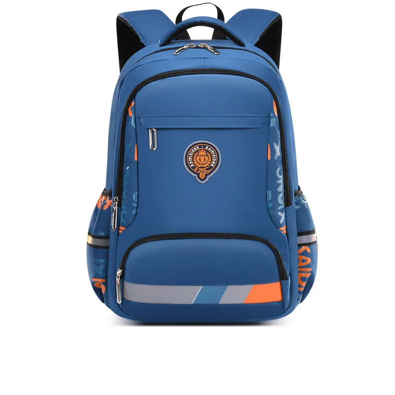Large Capacity Breathable Waterproof Cartoon Backpack for Boys Teenage Students' Fashion School Bag Nylon Lining Custom Logo New